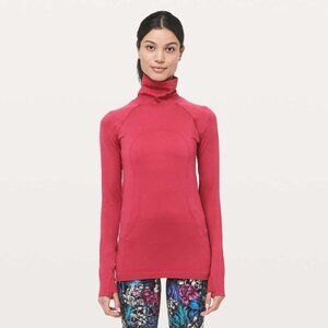 Lululemon Women's Swiftly Speed Turtleneck - Pink
